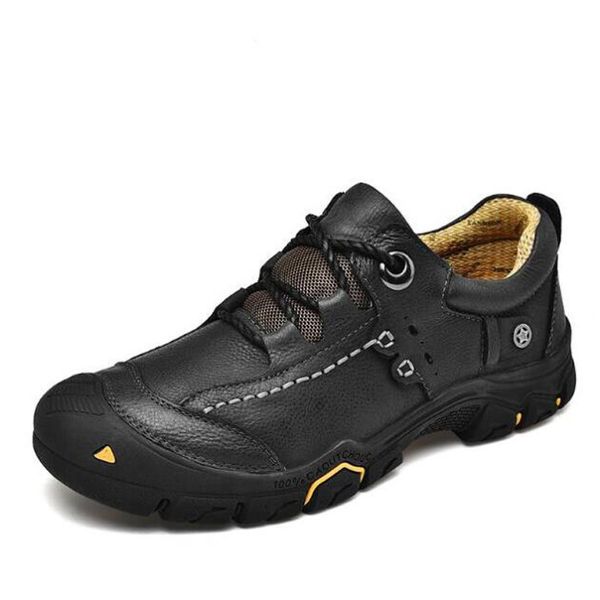 plus size genuine leather men boots spring autumn ankle boots footwear rubber non slip shoes men outdoor men shoes, Black
plus size genuine leather men boots spring autumn ankle boots footwear rubber non slip shoes men outdoor men shoes, Black