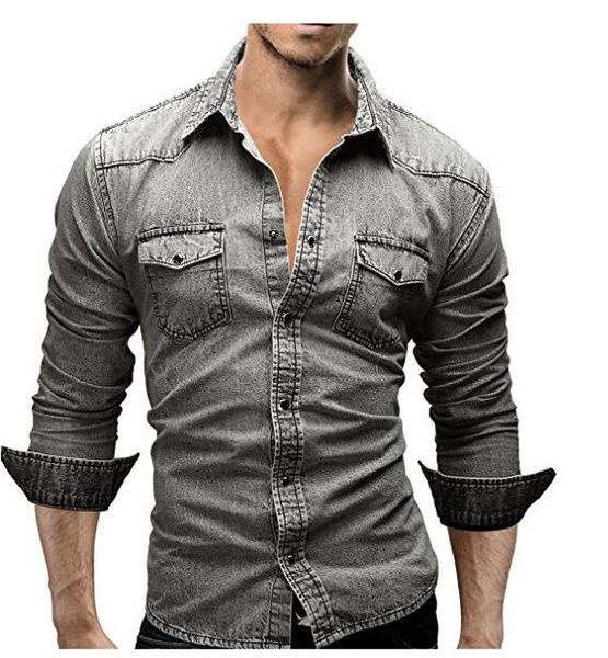Mens Casual Shirts Clothing for Spring Autumn Tops Jean Shirts Single Breasted Turn-down Collar SHirts
Mens Casual Shirts Clothing for Spring Autumn Tops Jean Shirts Single Breasted Turn-down Collar SHirts