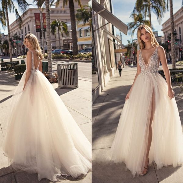 muse by berta 2018 пляж свадебные платья тюль сторона сплит спинки бисером свадебные платья sexy v шеи boho линии свадебное платье, White
muse by berta 2018 пляж свадебные платья тюль сторона сплит спинки бисером свадебные платья sexy v шеи boho линии свадебное платье, White