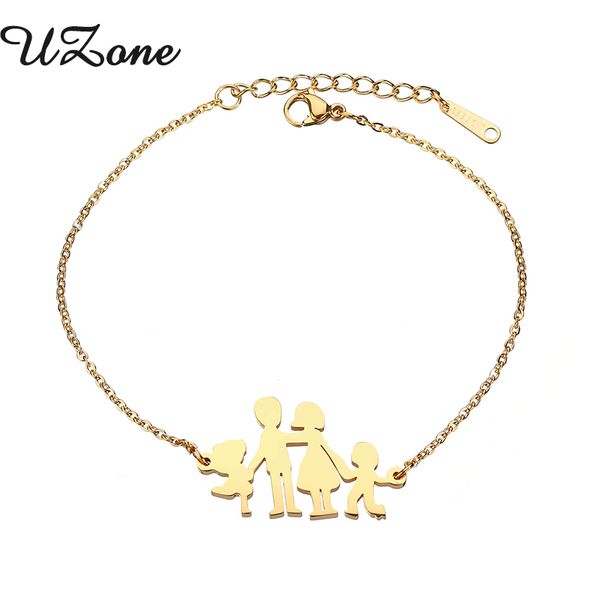 uzone stainless steel family necklace mama kids pendant accessories silver gold color for parents children, Black
uzone stainless steel family necklace mama kids pendant accessories silver gold color for parents children, Black