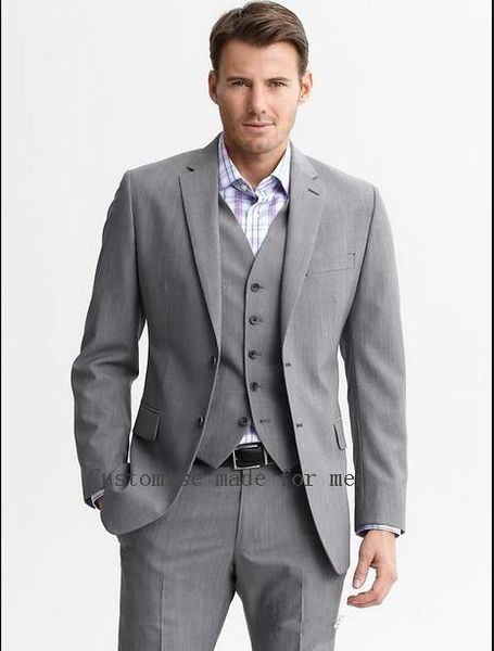 recommend grey men wedding tuxedos notch lapel two button groom tuxedos men 3 piece suit(jacket+pants+tie+vest) 2082, Black;gray
recommend grey men wedding tuxedos notch lapel two button groom tuxedos men 3 piece suit(jacket+pants+tie+vest) 2082, Black;gray