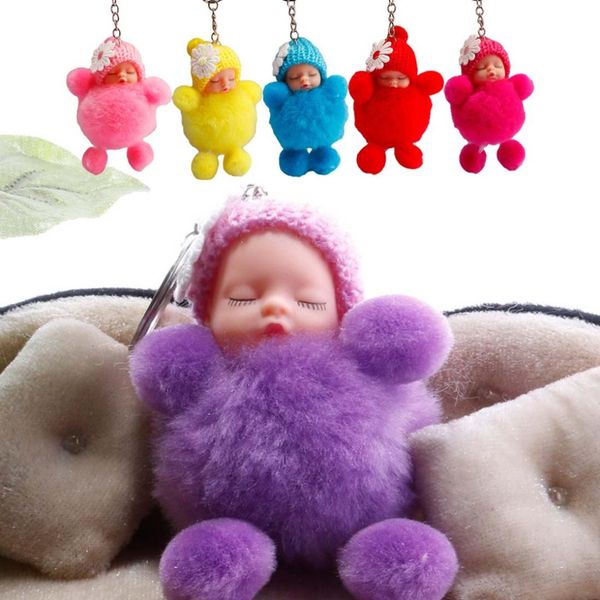 pendant charm keychain fashion new cute cute baby hair ball keychain sleeping baby doll ball car keyring holder bag, Silver
pendant charm keychain fashion new cute cute baby hair ball keychain sleeping baby doll ball car keyring holder bag, Silver