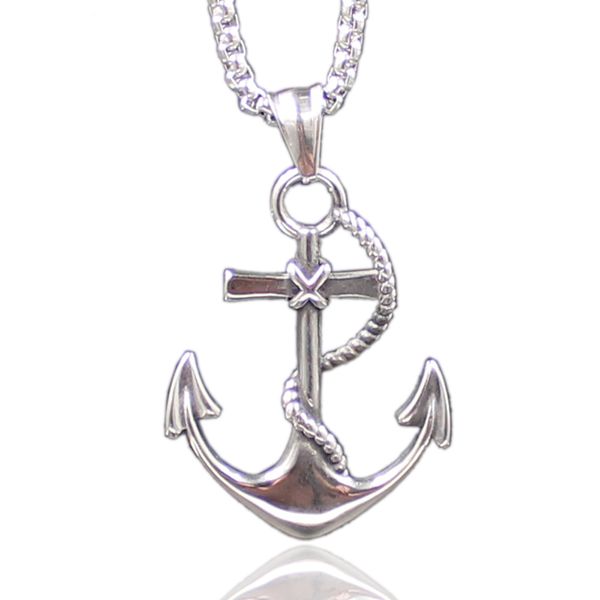 kakee 316 stainless steel exquiste boat anchor vintage pendant women's men's punk necklace biker hip hop fashion jewelry gift, Silver
kakee 316 stainless steel exquiste boat anchor vintage pendant women's men's punk necklace biker hip hop fashion jewelry gift, Silver