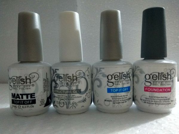 

gelish soak off nail gel polish for nail art gel lacquer led/uv harmony gelish base coat foundation & coat
