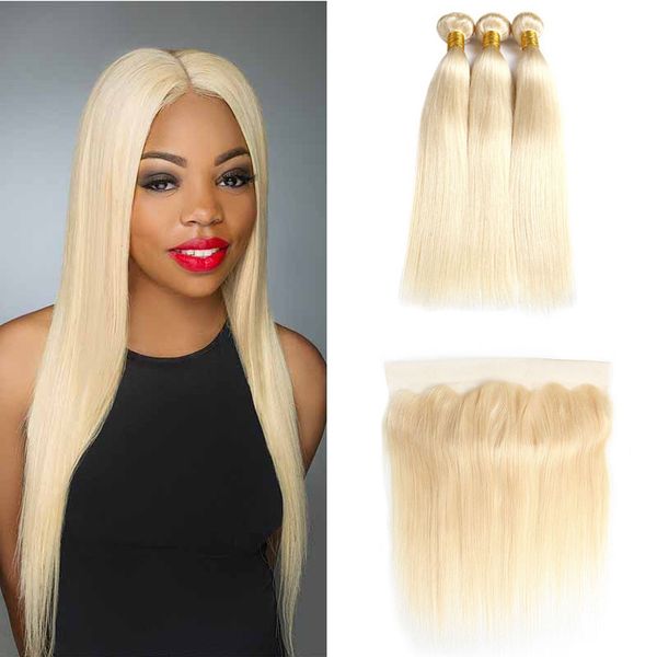 brazilian virgin human hair extensions straight 613 honey blonde human hair weave with closure 3 bundles with 13x4 lace frontal, Black;brown
brazilian virgin human hair extensions straight 613 honey blonde human hair weave with closure 3 bundles with 13x4 lace frontal, Black;brown