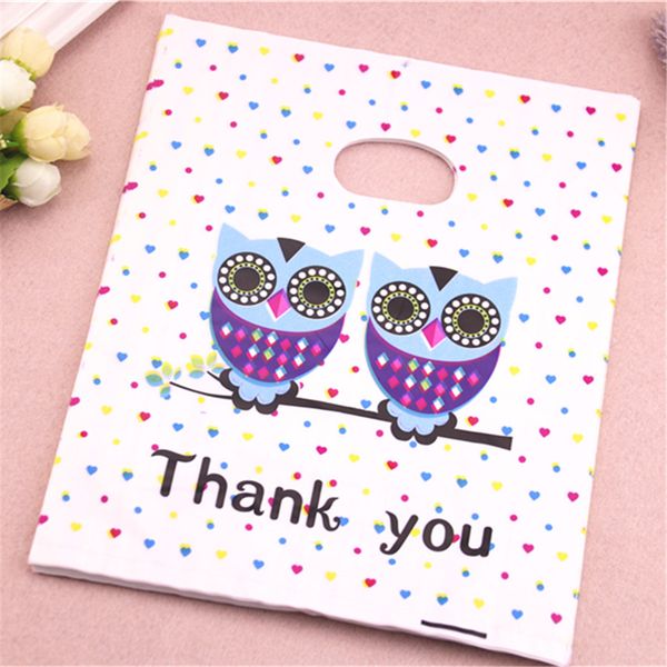 new design wholesale 100pcs/lot 20*25cm luxury owl gift packaging bags thank you plastic shopping bags
new design wholesale 100pcs/lot 20*25cm luxury owl gift packaging bags thank you plastic shopping bags