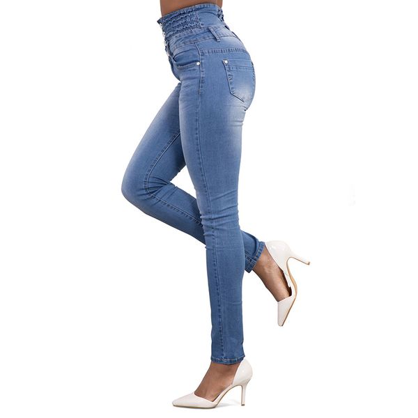 slim button high waist woman jeans feet pencil trousers women clothing jeans clothing for women, Blue
slim button high waist woman jeans feet pencil trousers women clothing jeans clothing for women, Blue