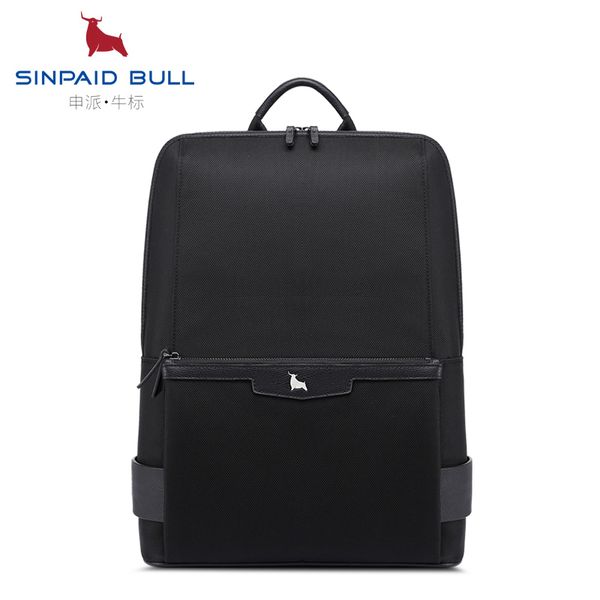 sinpaid lap15.6 inch leather waterproof notebook bag anti-theft large capacity teenager black nylon school backpack
sinpaid lap15.6 inch leather waterproof notebook bag anti-theft large capacity teenager black nylon school backpack