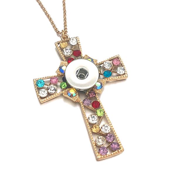 fashion cross 145 exaggeration rhinestones 18mm snap button pendants necklace interchangeable charm jewelry for women gift, Silver
fashion cross 145 exaggeration rhinestones 18mm snap button pendants necklace interchangeable charm jewelry for women gift, Silver