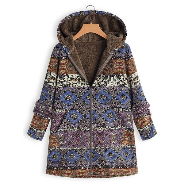 vintage ladies jacket coats womens winter warm outwear coat women floral print hooded pockets oversize coats manteau femme, Black;brown
vintage ladies jacket coats womens winter warm outwear coat women floral print hooded pockets oversize coats manteau femme, Black;brown