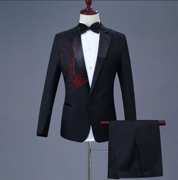 chorus paste drill butterfly patter suits men blazer boys prom mariage suits fashion slim masculino latest coat pant designs, White;black
chorus paste drill butterfly patter suits men blazer boys prom mariage suits fashion slim masculino latest coat pant designs, White;black