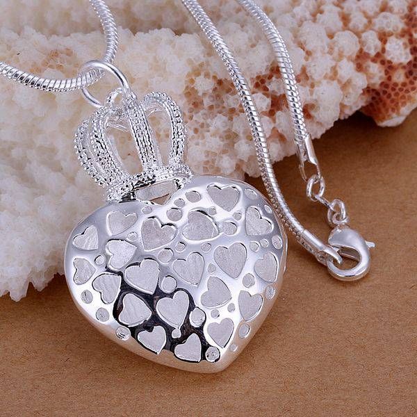 925 jewelry jewelry necklace pendants chains, 925 silver plated necklace crown heart fall avhl tcsj
925 jewelry jewelry necklace pendants chains, 925 silver plated necklace crown heart fall avhl tcsj
