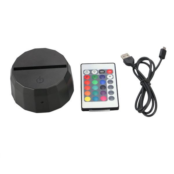 7 rgb lights led lamp base 10 leds ir remote 5th battery bin 3d optical lamps touch switch novelty lighting table lamp wholesale
7 rgb lights led lamp base 10 leds ir remote 5th battery bin 3d optical lamps touch switch novelty lighting table lamp wholesale