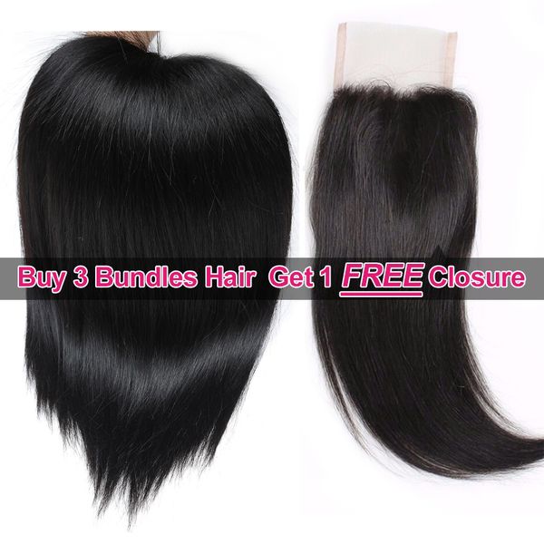 ishow hair promotion buy 3 bundles 8-28inch brailizan peruvian malaysian straight hair extensions get 1 lace closure for women girls natura, Black
ishow hair promotion buy 3 bundles 8-28inch brailizan peruvian malaysian straight hair extensions get 1 lace closure for women girls natura, Black