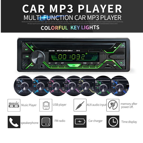 12 В 1 DIN в тире Bluetooth стерео FM-радио MP3 аудио плеер Aux вход / SD / USB / MP3 с пультом дистанц
12 В 1 DIN в тире Bluetooth стерео FM-радио MP3 аудио плеер Aux вход / SD / USB / MP3 с пультом дистанц