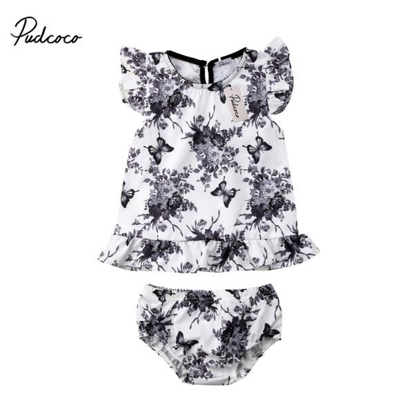 2018 brand new summer newborn toddler infant kids girl floral boho dress briefs bottom 2pcs outfits casual set 0-24m, White
2018 brand new summer newborn toddler infant kids girl floral boho dress briefs bottom 2pcs outfits casual set 0-24m, White