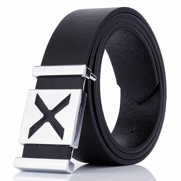 fashion alooy x pattern buckle women men belt waist belts for jeans female male leather belts punk style cinturon mujer, Black;brown
fashion alooy x pattern buckle women men belt waist belts for jeans female male leather belts punk style cinturon mujer, Black;brown