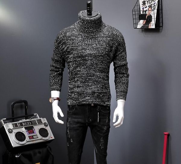 european station autumn and winter turtleneck men's pullover sweater male's bottom shirt pure color knitted sweater, White;black
european station autumn and winter turtleneck men's pullover sweater male's bottom shirt pure color knitted sweater, White;black