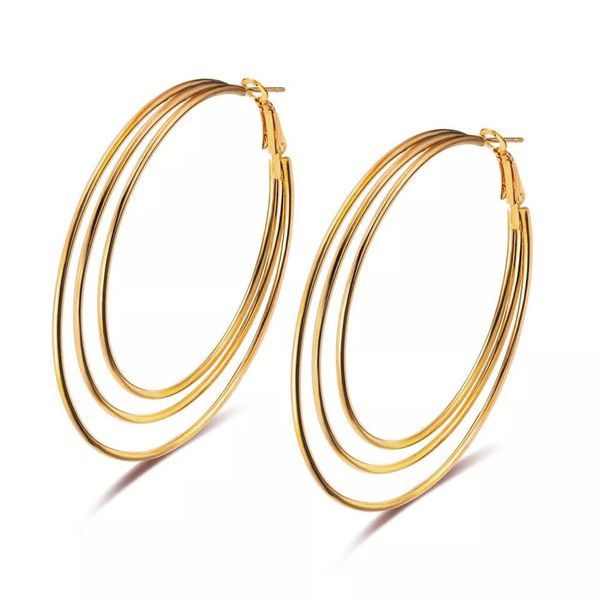 wholesale jewelry --(6pairs/lot) big 3 circle smooth hoop earrings ( 60 mm ) fahion for women 18 k yellow gold color, Golden;silver
wholesale jewelry --(6pairs/lot) big 3 circle smooth hoop earrings ( 60 mm ) fahion for women 18 k yellow gold color, Golden;silver