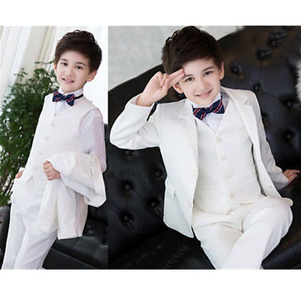 lvory slim fit flower boy wedding suits formal kids 3 piece suits page boy baby (jacket + pants + vest) custom made, Black
lvory slim fit flower boy wedding suits formal kids 3 piece suits page boy baby (jacket + pants + vest) custom made, Black