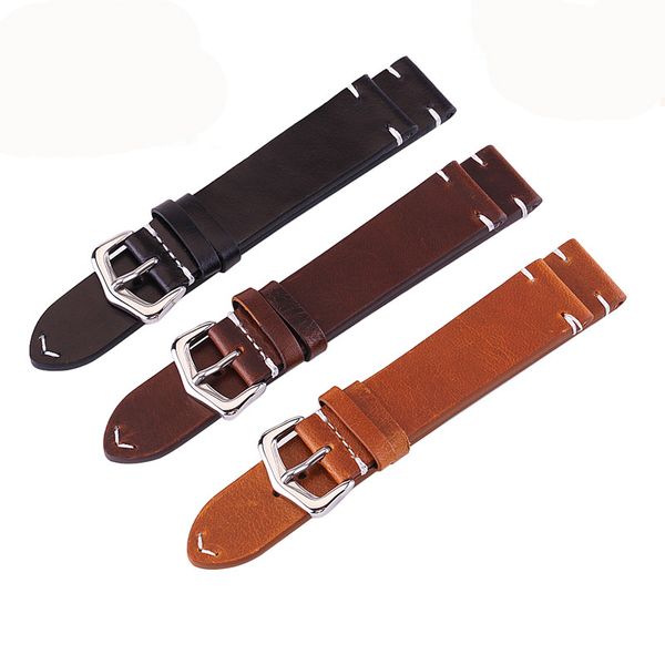 100% calf leather watch band with genuine leather straps high-end retro crazy horse watch strap 18mm 20mm 22mm 24mm, Black;brown
100% calf leather watch band with genuine leather straps high-end retro crazy horse watch strap 18mm 20mm 22mm 24mm, Black;brown