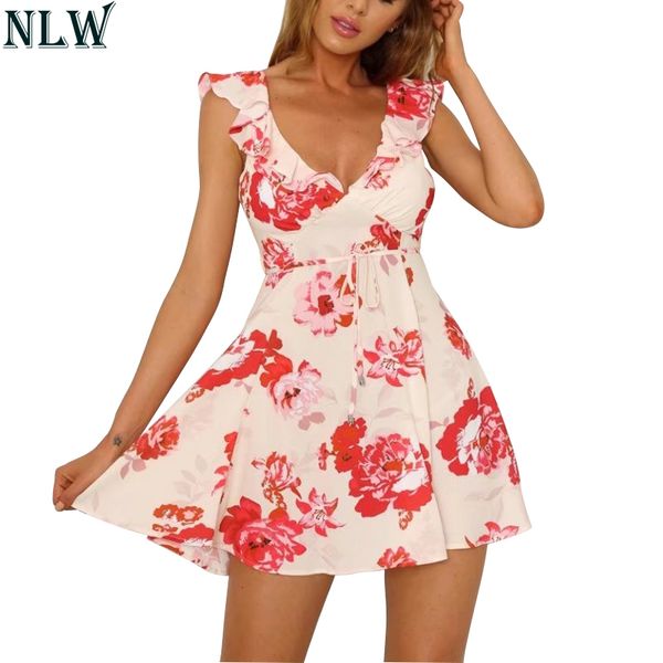 nlw ruffles v neck mini floral print dress 2018 summer women boho short beach dress backless butterfly sleeve high waist, White;black
nlw ruffles v neck mini floral print dress 2018 summer women boho short beach dress backless butterfly sleeve high waist, White;black