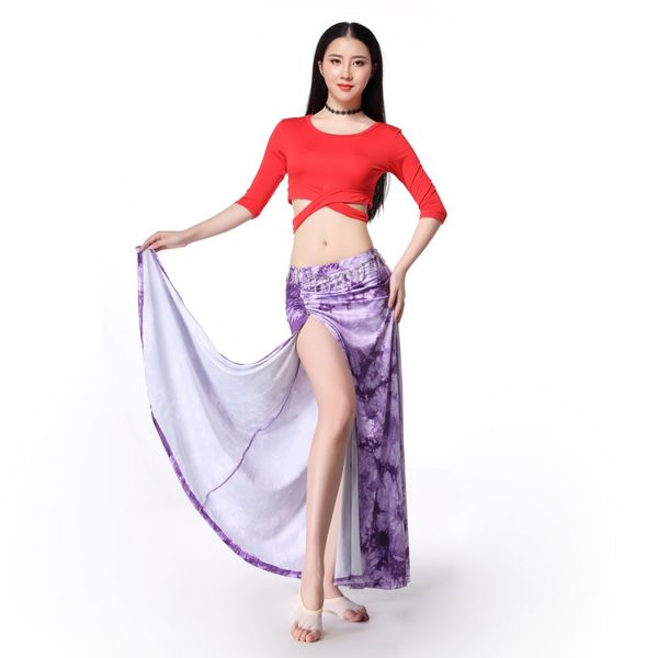 new women dance clothing class wear spandex stretchy colorful tie-dye spandex belly dance costume skirt sexy, Black;red 
new women dance clothing class wear spandex stretchy colorful tie-dye spandex belly dance costume skirt sexy, Black;red