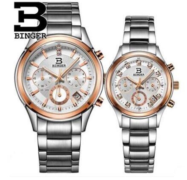original binger luxury minimalist lovers quartz watch waterproof gold hands leather band couple wristwatch men women gift box, Slivery;brown
original binger luxury minimalist lovers quartz watch waterproof gold hands leather band couple wristwatch men women gift box, Slivery;brown
