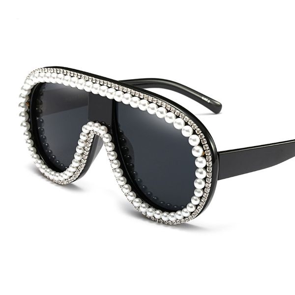 ladies zircon pearl sunglasses women hand made brand sun glasses fashion eyewear gafas de sol uv400 protection, White;black
ladies zircon pearl sunglasses women hand made brand sun glasses fashion eyewear gafas de sol uv400 protection, White;black