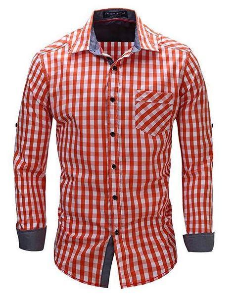 mrwonder men casual classics oktoberfest turn-down collar long sleeve check shirt for beer festival, White;black
mrwonder men casual classics oktoberfest turn-down collar long sleeve check shirt for beer festival, White;black
