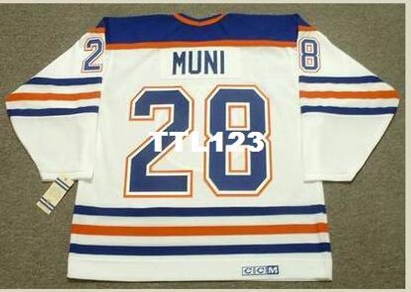 men #28 craig muni edmonton oilers 1990 ccm vintage home hockey jersey or custom any name or number retro jersey, Black;red
men #28 craig muni edmonton oilers 1990 ccm vintage home hockey jersey or custom any name or number retro jersey, Black;red