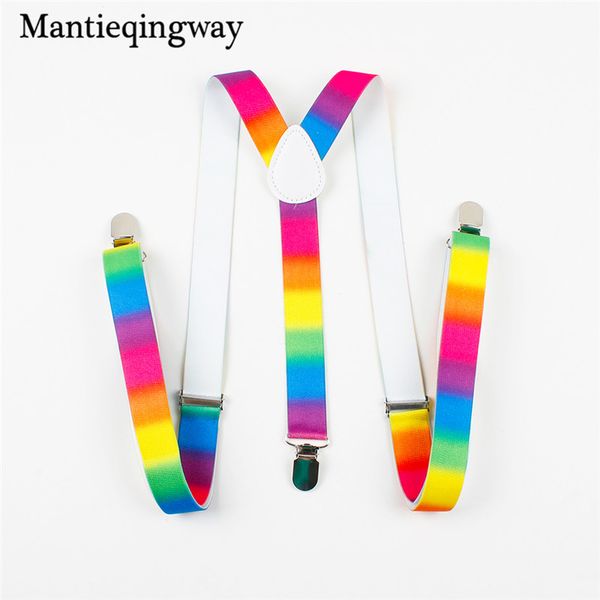 mantieqingway 2017 new fashion brand suspenders for children boys adjustable elastic suspender parenting brace belt strap, Black;white 
mantieqingway 2017 new fashion brand suspenders for children boys adjustable elastic suspender parenting brace belt strap, Black;white