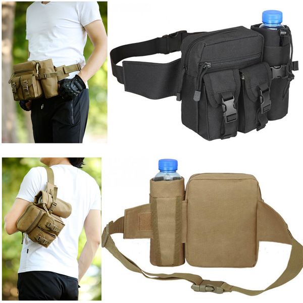 tactical edc waist bag adjustable fanny pack durable nylon sling chest bag or shoulder backpack with detachable water bottle pouch
tactical edc waist bag adjustable fanny pack durable nylon sling chest bag or shoulder backpack with detachable water bottle pouch
