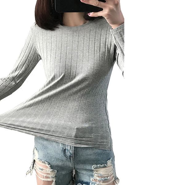tshirt 2018 pullovers women sweater plus size basic cotton ribbed long sleeve female t shirts 100kg zy4287, White
tshirt 2018 pullovers women sweater plus size basic cotton ribbed long sleeve female t shirts 100kg zy4287, White
