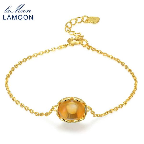 lamoon women charm bracelet 7x8mm 100% natural oval citrine 925 sterling silver fine jewelry fashion amber cute chain bracelets, Golden;silver
lamoon women charm bracelet 7x8mm 100% natural oval citrine 925 sterling silver fine jewelry fashion amber cute chain bracelets, Golden;silver