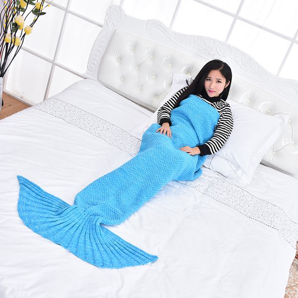 spot detonating mermaid blanket wool knitted mermaid blanket selling child favor fish tail blanket
spot detonating mermaid blanket wool knitted mermaid blanket selling child favor fish tail blanket