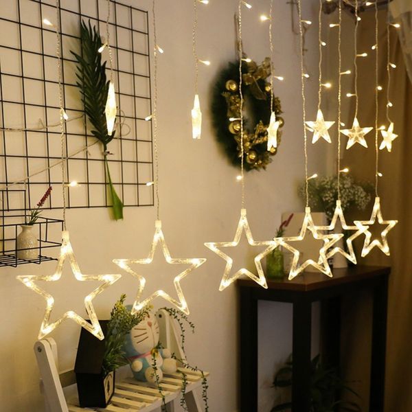 christmas led lights ac 110v 220v romantic fairy star led curtain string lighting for holiday wedding garland party decoration
christmas led lights ac 110v 220v romantic fairy star led curtain string lighting for holiday wedding garland party decoration