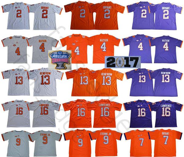ncaa clemson tigers college mens #2 kelly bryant 4 deshaun watson 9 travis etienne jr. 13 hunter renfrow 16 trevor lawrence football jersey, Black
ncaa clemson tigers college mens #2 kelly bryant 4 deshaun watson 9 travis etienne jr. 13 hunter renfrow 16 trevor lawrence football jersey, Black