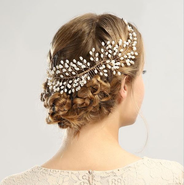 pearl hair and combed hair accessories, bridal comb, bridal headwear headband, Silver
pearl hair and combed hair accessories, bridal comb, bridal headwear headband, Silver