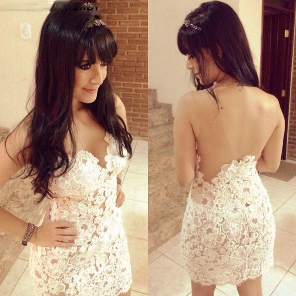 2018 selling cocktail dresses jewel appliqued beaded pearls sheer back short lace prom gowns, Black
2018 selling cocktail dresses jewel appliqued beaded pearls sheer back short lace prom gowns, Black