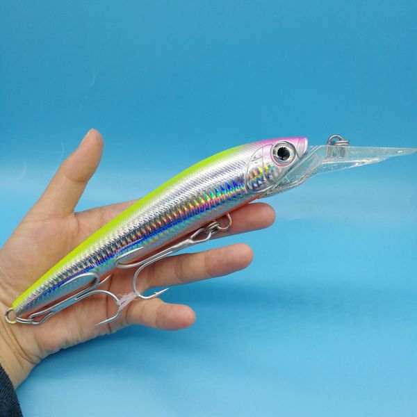 tsurinoya 1 шт./лот большой гольян pesca море рыболовные приманки 80 г/180 мм глубокое море троллинг рыбалка приманки жесткий приманки
tsurinoya 1 шт./лот большой гольян pesca море рыболовные приманки 80 г/180 мм глубокое море троллинг рыбалка приманки жесткий приманки