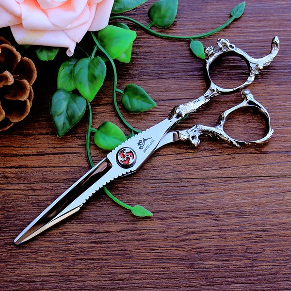 6.0 inch Dragon Japan 440C Professional Hairdressing Cutting Scissors Barber Cutting Scissors Barber Hair Shear Tools
6.0 inch Dragon Japan 440C Professional Hairdressing Cutting Scissors Barber Cutting Scissors Barber Hair Shear Tools