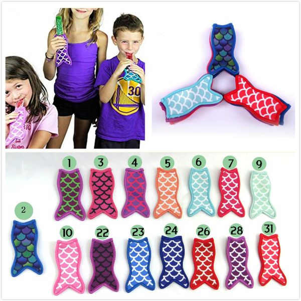 popular summer fish mermaid neoprene popsicle holders colorful pop ice er sleeves 16x8.5cm for kids kitchen tools
popular summer fish mermaid neoprene popsicle holders colorful pop ice er sleeves 16x8.5cm for kids kitchen tools
