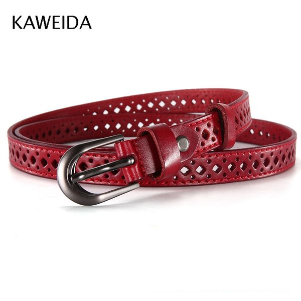 kaweida designer belts women fashion 2018 hollow out casual pin buckle thin cowskin split leather solid waist belt, Black;brown
kaweida designer belts women fashion 2018 hollow out casual pin buckle thin cowskin split leather solid waist belt, Black;brown