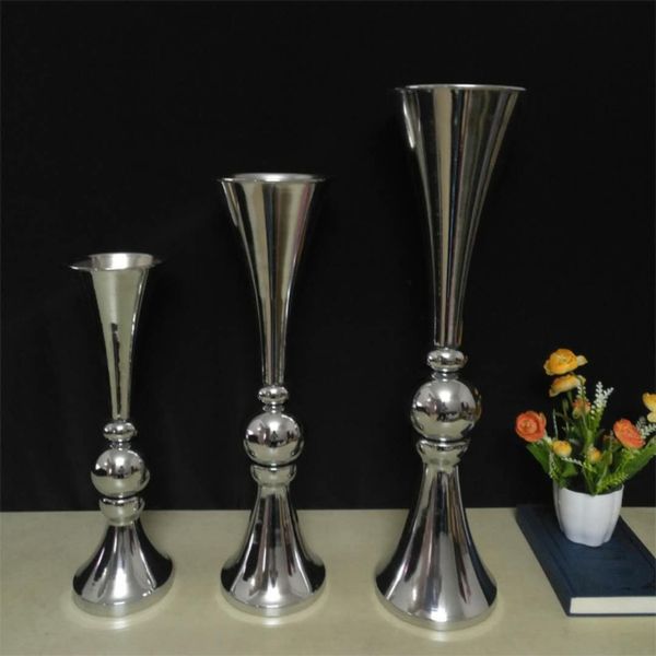10pcs/lot silver flower vases trumpet shape rustic vintage wedding table centerpiece event road lead flower vase
10pcs/lot silver flower vases trumpet shape rustic vintage wedding table centerpiece event road lead flower vase