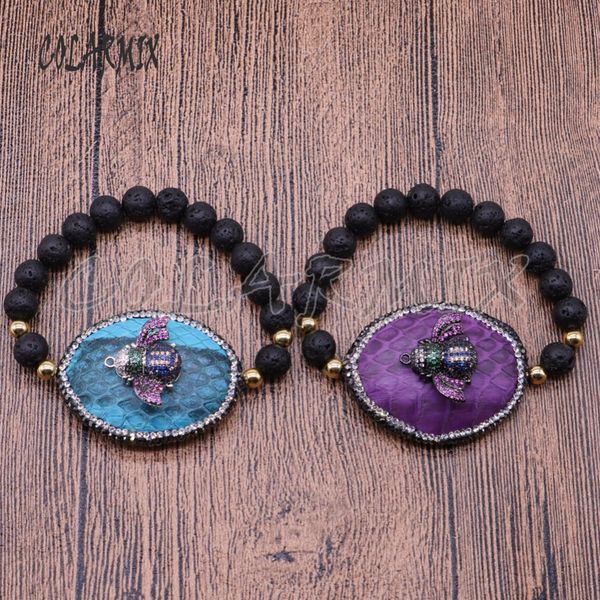 3 pieces black stone bracelets with snakeskin beads bracelets micro pave charm bangles 4519
3 pieces black stone bracelets with snakeskin beads bracelets micro pave charm bangles 4519