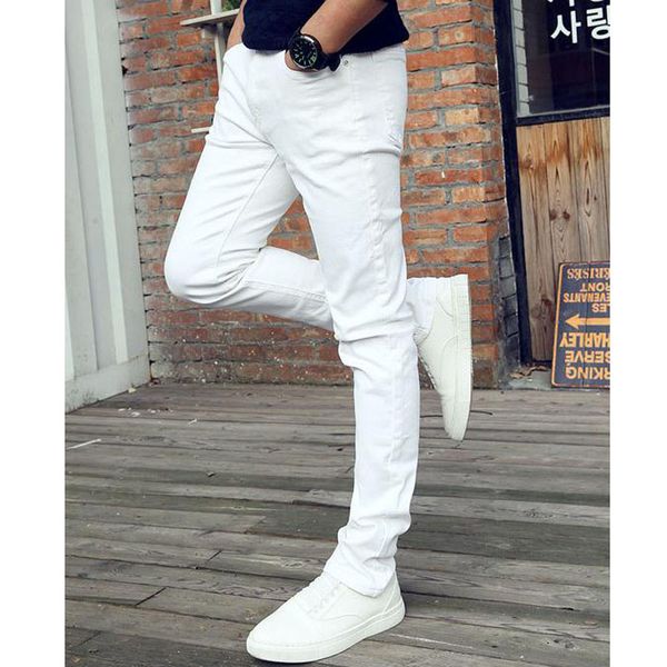 2020 fashion youth casual business white stretch jeans male men's trousers pencil pants teenagers pantalon hombre, Blue
2020 fashion youth casual business white stretch jeans male men's trousers pencil pants teenagers pantalon hombre, Blue
