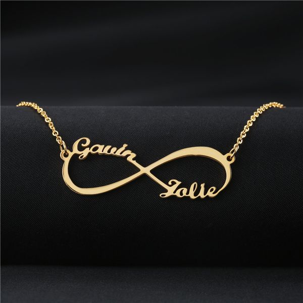 infinity with personalized name custom necklaces women love jewelry stainless steel wedding gifts couple necklace collier femme, Silver
infinity with personalized name custom necklaces women love jewelry stainless steel wedding gifts couple necklace collier femme, Silver