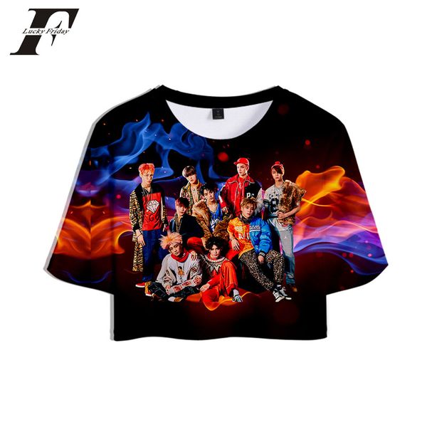 2018 hip-hop 3d nct crop t-shirt women men summer cotton navel harajuku short sleeve t-shirt fashion tshirt plus size, White
2018 hip-hop 3d nct crop t-shirt women men summer cotton navel harajuku short sleeve t-shirt fashion tshirt plus size, White