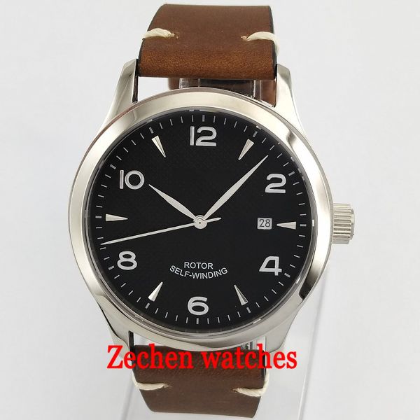 42mm corgeut black dial blue mark sapphire glass miyota 8215 automatic mens watch, Slivery;brown
42mm corgeut black dial blue mark sapphire glass miyota 8215 automatic mens watch, Slivery;brown